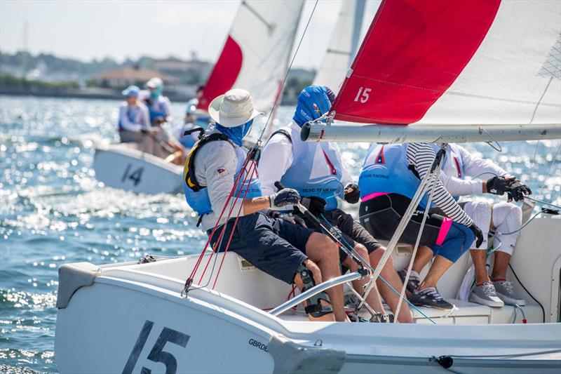 2022 New York Yacht Club Grandmasters Team Race Regatta photo copyright Stuart Wemple taken at New York Yacht Club and featuring the Team Racing class