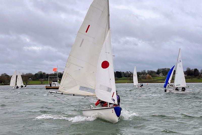 Breezy conditions for the RYA & BUSA Women's Team Racing Championships at Rutland photo copyright RYA taken at Rutland Sailing Club and featuring the Team Racing class