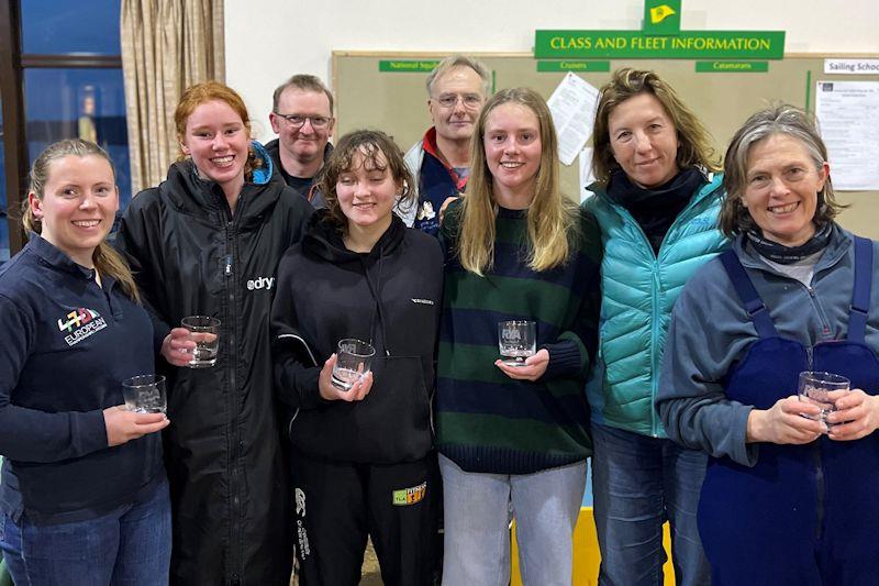 Rutland Raiders take third place in the RYA & BUSA Women's Team Racing Championships at Rutland photo copyright RYA taken at Rutland Sailing Club and featuring the Team Racing class