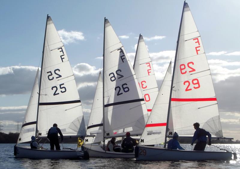 Oxford Top Gun Invitational Trophy 2023 photo copyright Nigel Vick taken at Oxford Sailing Club and featuring the Team Racing class