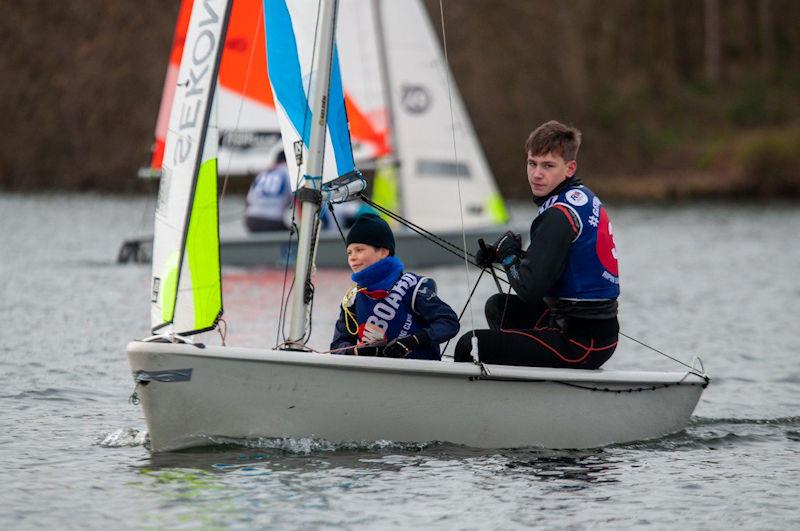 #teamripon at NEYYSA's inaugural North Region Team Racing Championship photo copyright Dave Wood taken at Ripon Sailing Club and featuring the Team Racing class