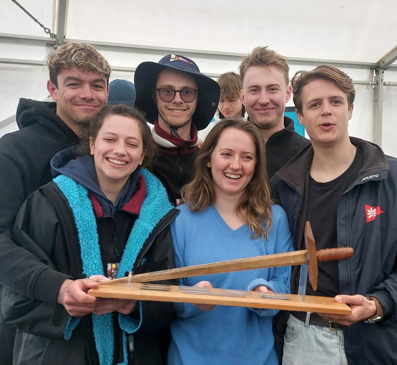 Exeter Excalibur - the winning Bristol Black team  photo copyright Nigel Vick taken at Roadford Lake Sailing Club and featuring the Team Racing class