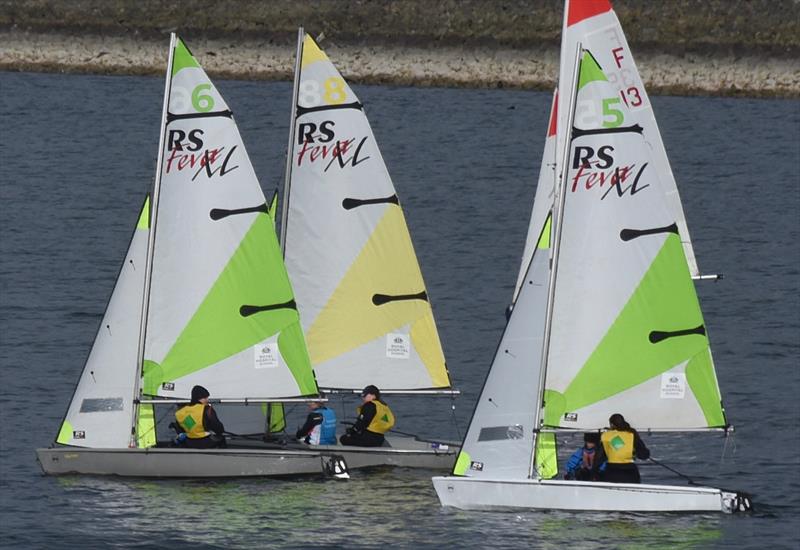 NSSA Double Handed Team Racing at Draycote Water photo copyright Darren Clarke taken at Draycote Water Sailing Club and featuring the Team Racing class