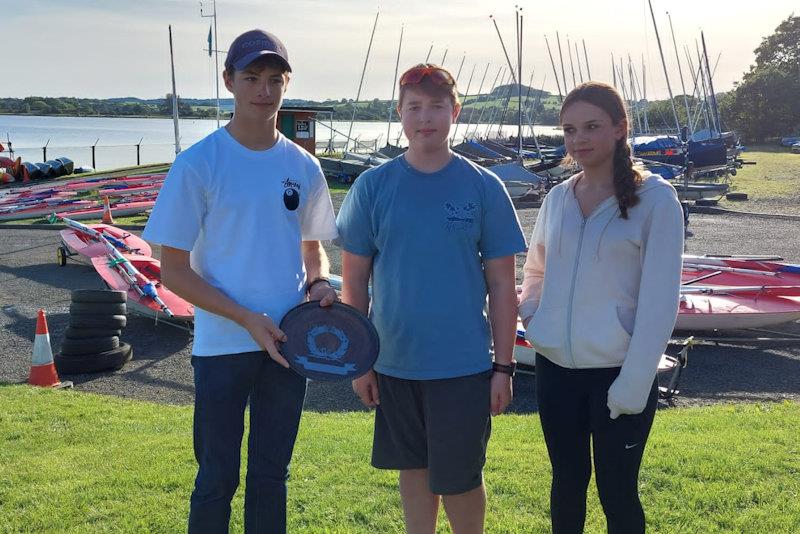 RHS Pink win the Lancashire Plate at the NSSA Singlehanded Team Racing Championship photo copyright Emily Castle taken at Bartley Sailing Club and featuring the Team Racing class