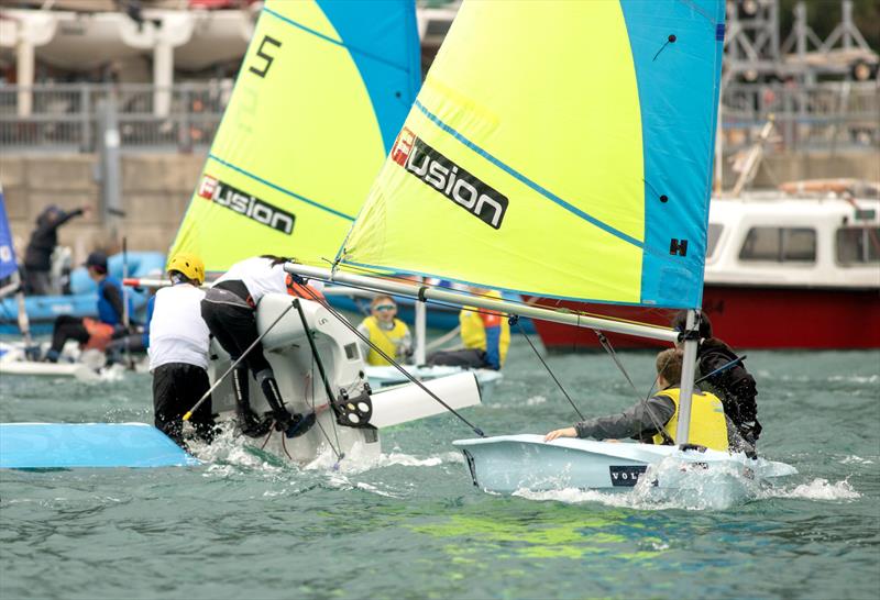 Boase Cohen & Collins Interschools Sailing Festival 2024 photo copyright RHKYC / Guy Nowell taken at Royal Hong Kong Yacht Club and featuring the Team Racing class