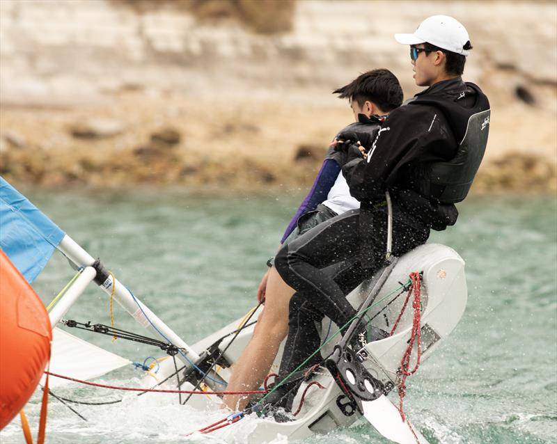 Boase Cohen & Collins Interschools Sailing Festival 2024 photo copyright RHKYC / Guy Nowell taken at Royal Hong Kong Yacht Club and featuring the Team Racing class