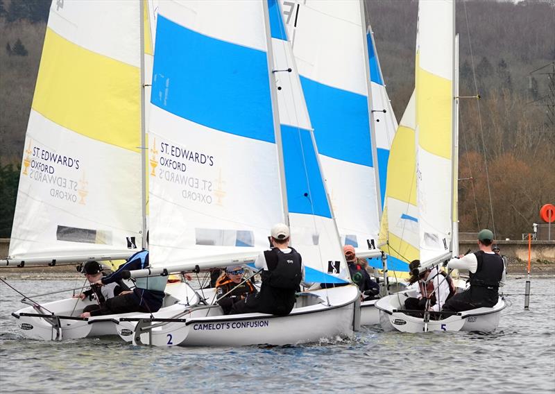 RYA/UKTRA National Team Racing Championship at Oxford photo copyright Nigel Vick / UKTRA taken at Oxford Sailing Club and featuring the Team Racing class