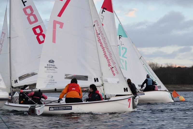 RYA Women's Team Racing Championship photo copyright RHS taken at Alton Water Sports Centre and featuring the Team Racing class