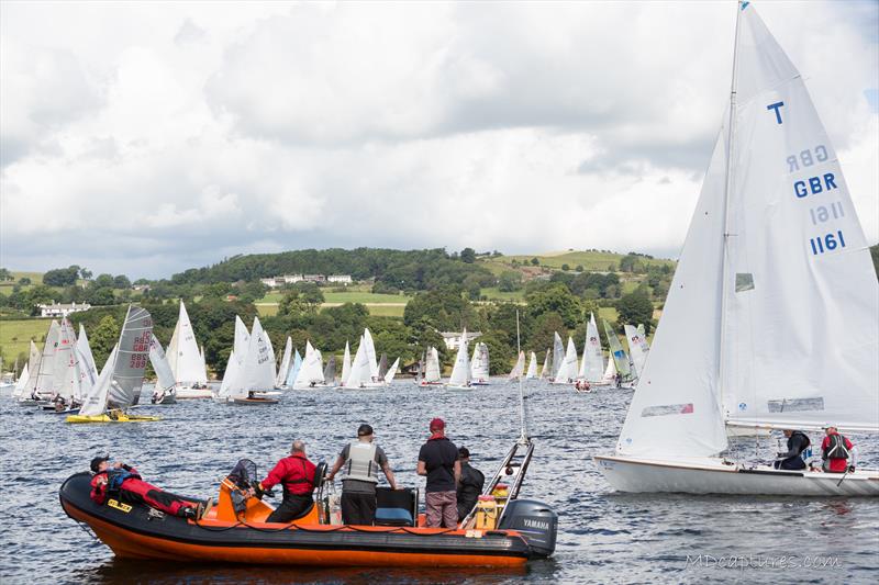 210 boats enter the 2014 Lord Birkett Trophy race at Ullswater photo copyright Vian Dixon / www.mdcaptures.com taken at Ullswater Yacht Club and featuring the Tempest class