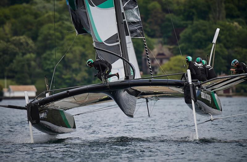 2021 TF35 Nyon photo copyright Loris von Siebenthal taken at Société Nautique de Nyon and featuring the TF35 class