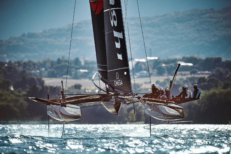 Alinghi photo copyright Loris von Siebenthal taken at  and featuring the TF35 class