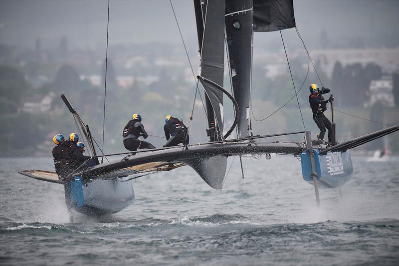 2021 TF35 Nyon photo copyright Loris von Siebenthal taken at Société Nautique de Nyon and featuring the TF35 class