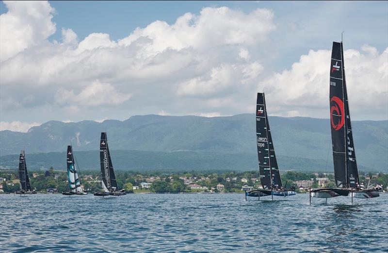 Genève-Rolle-Genève long-distance race photo copyright Loris von Siebenthal taken at Club Nautique de Versoix and featuring the TF35 class