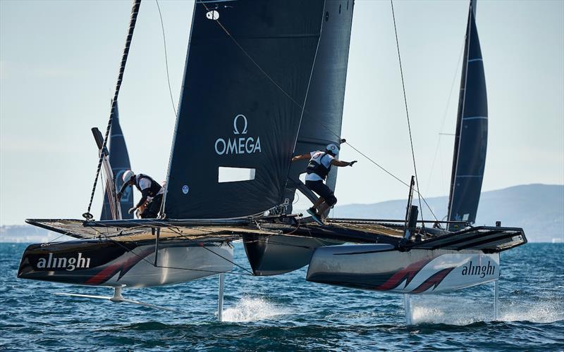 Alinghi - 2021 TF35 Scarlino II photo copyright Loris Von Siebenthal taken at Yacht Club Isole di Toscana and featuring the TF35 class