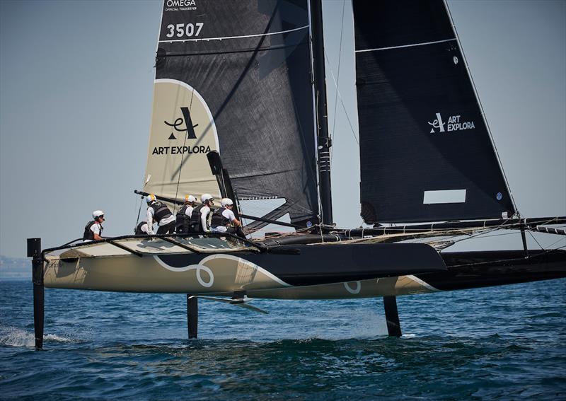 Realstone Cup for Léman Hope day 2 photo copyright Loris Von Siebenthal taken at  and featuring the TF35 class