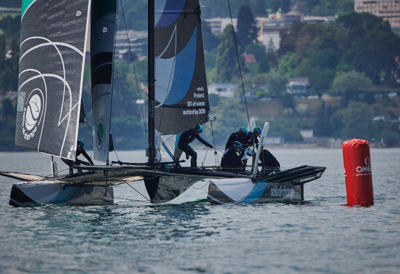 Realstone Cup for Léman Hope day 3 photo copyright Loris Von Siebenthal taken at  and featuring the TF35 class