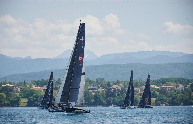 Realstone Cup for Léman Hope day 3 photo copyright Loris Von Siebenthal taken at  and featuring the TF35 class
