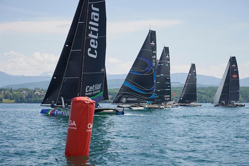 Realstone Cup for Léman Hope day 3 photo copyright Loris Von Siebenthal taken at  and featuring the TF35 class