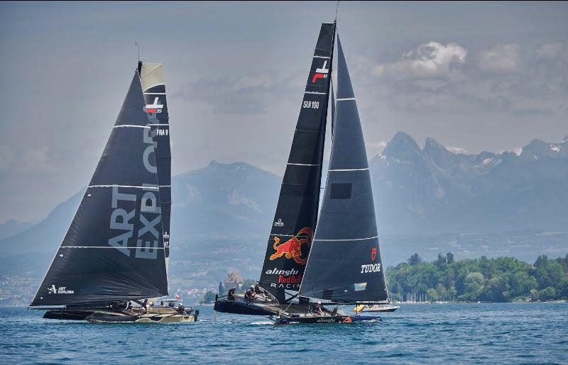 Realstone Cup for Léman Hope day 3 photo copyright Loris Von Siebenthal taken at  and featuring the TF35 class