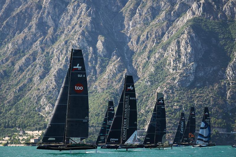 2022 TF35 Malcesine Cup day 1 photo copyright Loris Von Siebenthal taken at Fraglia Vela Malcesine and featuring the TF35 class