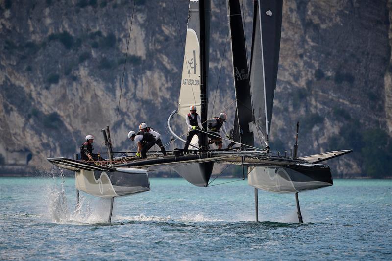 2022 TF35 Malcesine Cup day 3 photo copyright Loris Von Siebenthal taken at Fraglia Vela Malcesine and featuring the TF35 class