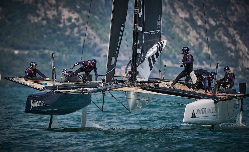 2023 TF35 Malcesine Cup 1 - Day 2 photo copyright Loris Von Siebenthal taken at Fraglia Vela Malcesine and featuring the TF35 class