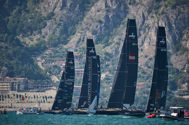 2023 TF35 Malcesine Cup 1 - Day 3 photo copyright Loris Von Siebenthal taken at Fraglia Vela Malcesine and featuring the TF35 class