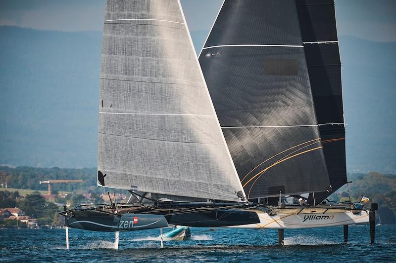 TF35 Realstone Cup for Léman Hope Day 1 photo copyright Loris Von Siebenthal taken at Société Nautique de Genève and featuring the TF35 class
