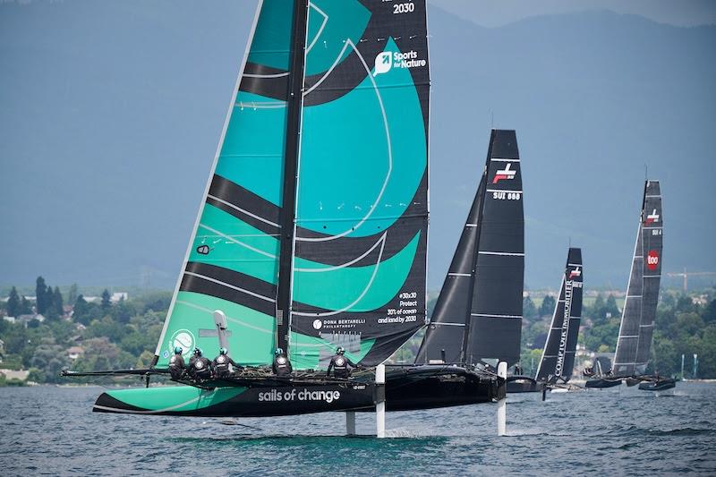 2025 TF35 Mies Grand Prix photo copyright Loris Von Siebenthal taken at Club Nautique de Versoix and featuring the TF35 class
