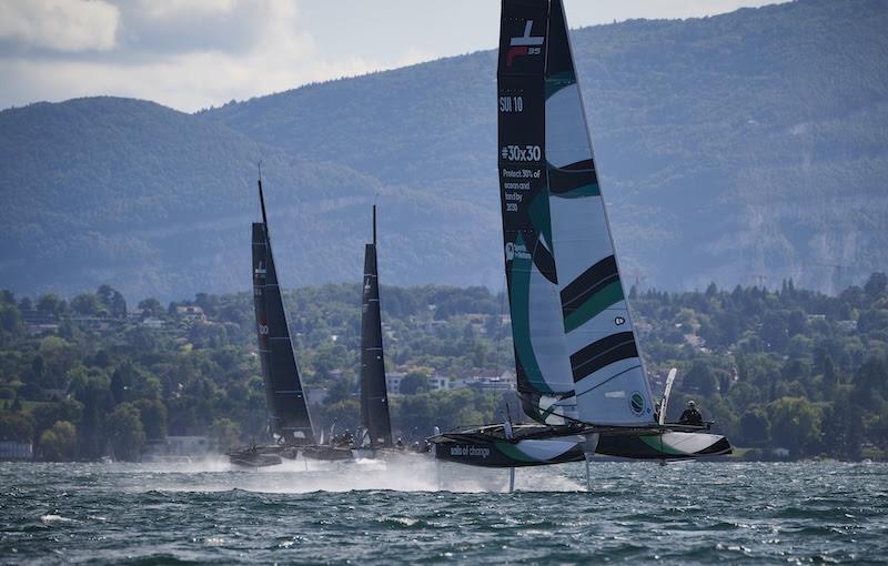TF35 Maily Grand Prix photo copyright Loris von Siebenthal taken at Club Nautique de Versoix and featuring the TF35 class