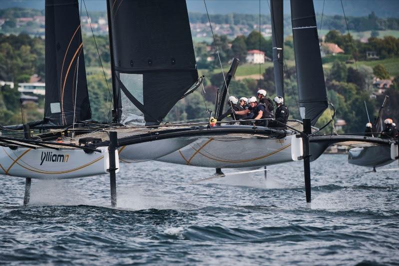 TF35 Maily Grand Prix 2025 photo copyright Loris von Siebenthal taken at Club Nautique de Versoix and featuring the TF35 class