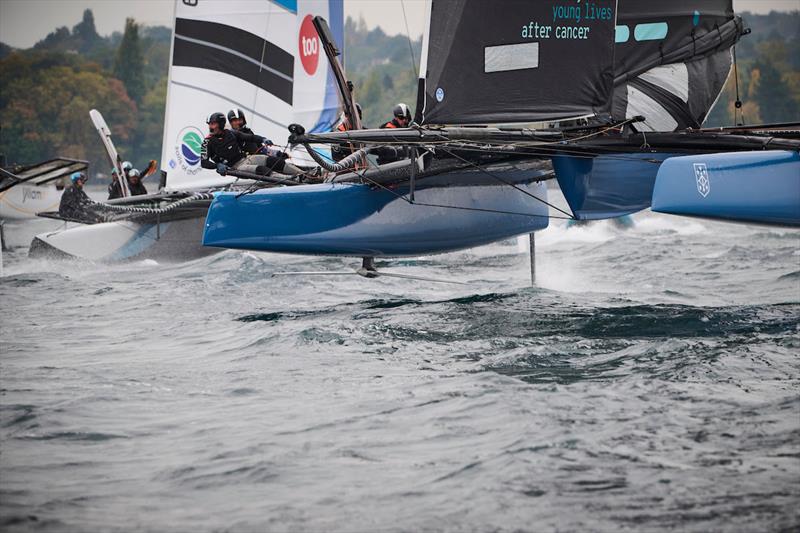 TF35 Geneva Grand Prix Day 2 photo copyright Loris von Siebenthal taken at Société Nautique de Genève and featuring the TF35 class