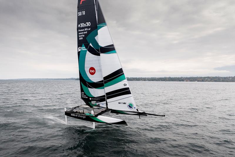 Sails of Change 10 - TF35 Trophy Geneva 2025 photo copyright Polaryse - Sails of Change taken at Société Nautique de Genève and featuring the TF35 class