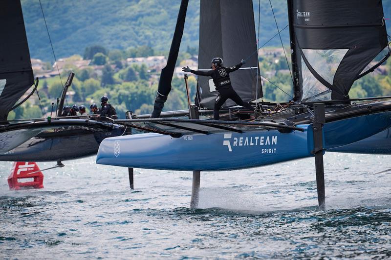 TF35 Trophy Nyon Grand Prix Day 2 photo copyright Sailing Energy / TF35 taken at Société Nautique de Nyon and featuring the TF35 class