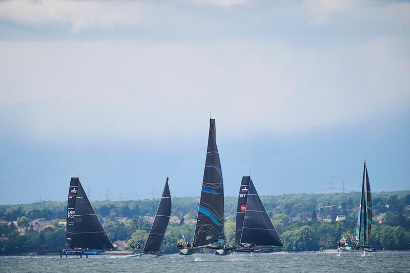 TF35 Trophy Nyon Grand Prix Day 3 photo copyright Sailing Energy / TF35 taken at Société Nautique de Nyon and featuring the TF35 class