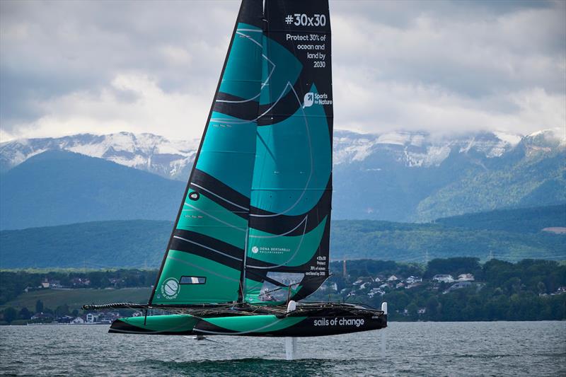 TF35 Trophy Nyon Grand Prix Day 3 photo copyright Sailing Energy / TF35 taken at Société Nautique de Nyon and featuring the TF35 class