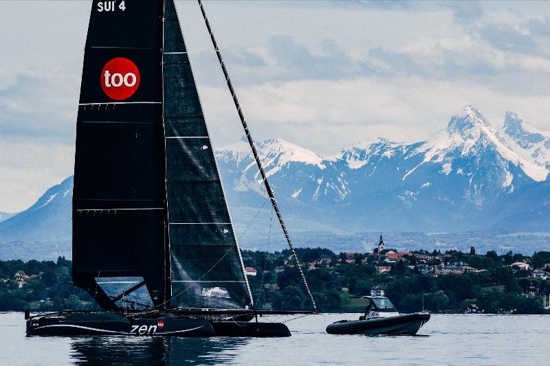 TF35 Trophy Nyon Grand Prix Day 3 photo copyright Sailing Energy / TF35 taken at Société Nautique de Nyon and featuring the TF35 class