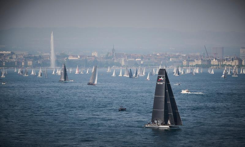 Bol d'Or du Léman photo copyright Loris Von Siebenthal taken at Société Nautique de Genève and featuring the TF35 class