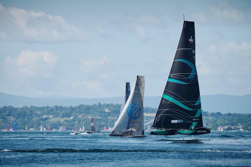 87th Bol d'Or du Léman photo copyright Loris von Siebenthal / Mateo Giraud / Bol d’Or du Léman taken at Société Nautique de Genève and featuring the TF35 class
