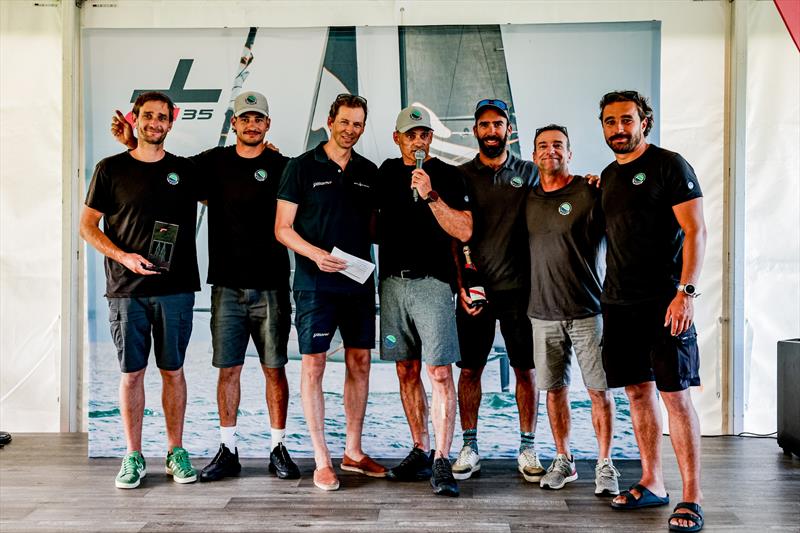 TF35 Mailly Grand Prix - Prizegiving - photo © Sailing Energy / TF35