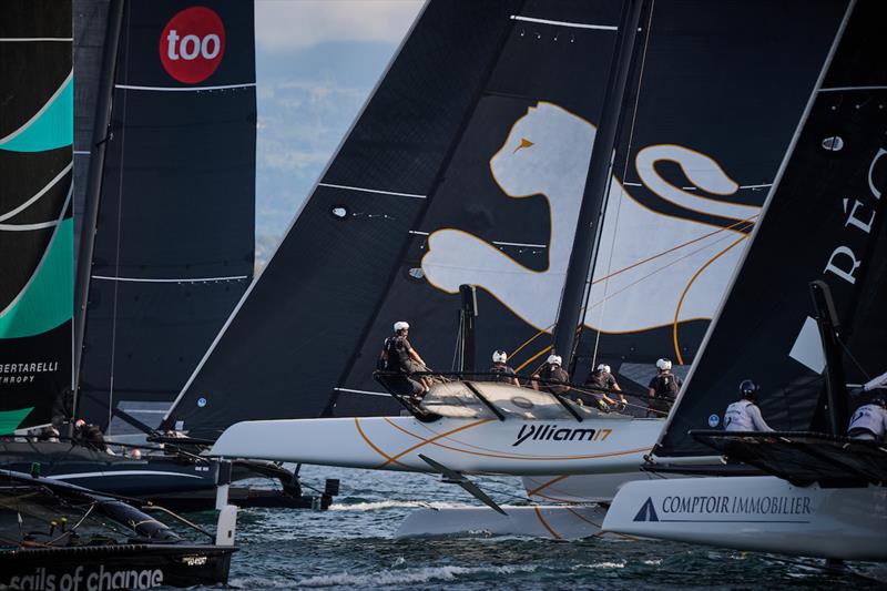 TF35 class in Geneva Grand Prix 2026 Day 1 photo copyright Loris von Siebenthal / TF35 taken at Société Nautique de Genève and featuring the TF35 class