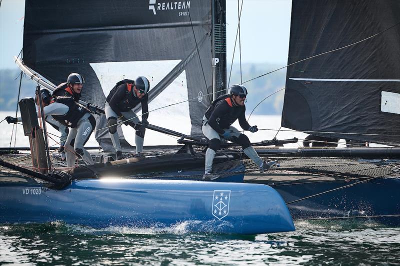 TF35 class in Geneva Grand Prix 2026 Day 1 photo copyright Loris von Siebenthal / TF35 taken at Société Nautique de Genève and featuring the TF35 class