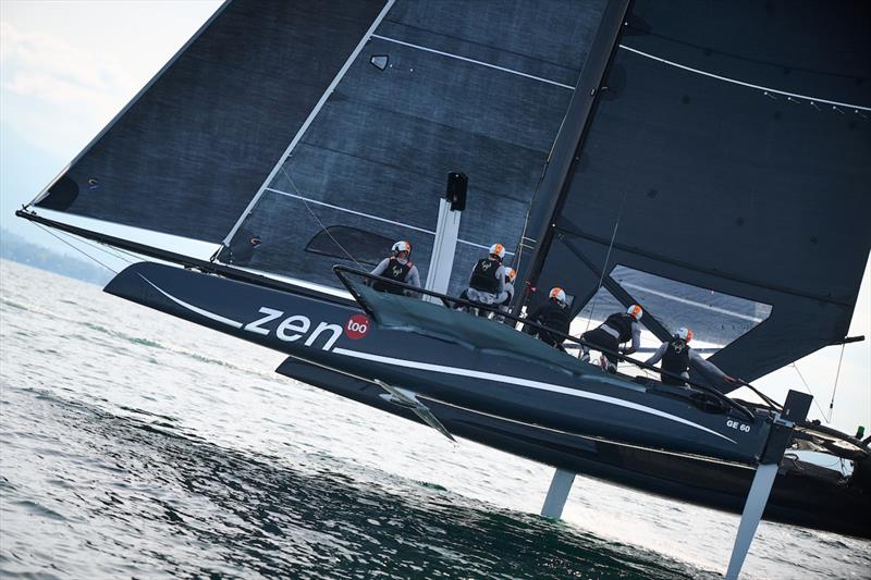 TF35 class in Geneva Grand Prix 2026 Day 1 photo copyright Loris von Siebenthal / TF35 taken at Société Nautique de Genève and featuring the TF35 class