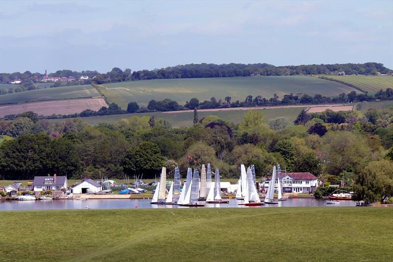 Bourne End Week photo copyright Debbie Kite taken at Upper Thames Sailing Club and featuring the Thames A Rater class