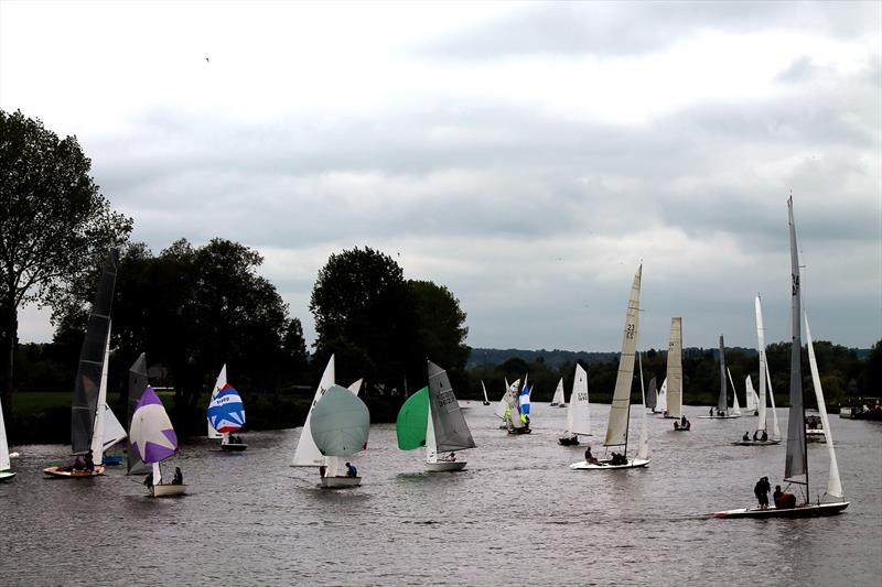 Bourne End Week photo copyright Tony Ketley taken at Upper Thames Sailing Club and featuring the Thames A Rater class