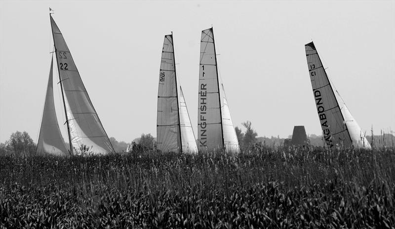 56th Navigators & General Three Rivers Race photo copyright Neil Foster / www.wfyachting.com taken at Horning Sailing Club and featuring the Thames A Rater class