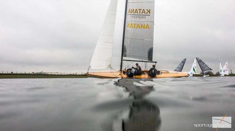 44th Bloody Mary photo copyright Alex Irwin / www.sportography.tv taken at Queen Mary Sailing Club and featuring the Thames A Rater class