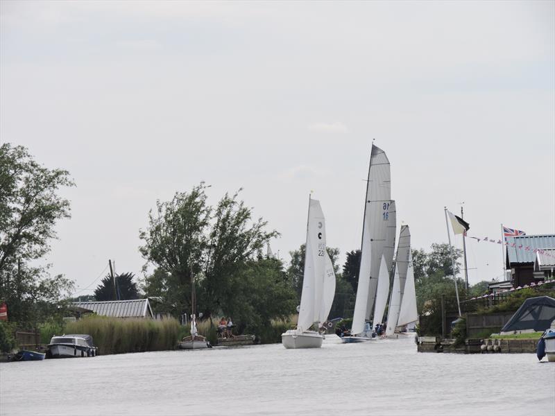 Three Rivers Race 2019 photo copyright Holly Hancock taken at Horning Sailing Club and featuring the Thames A Rater class