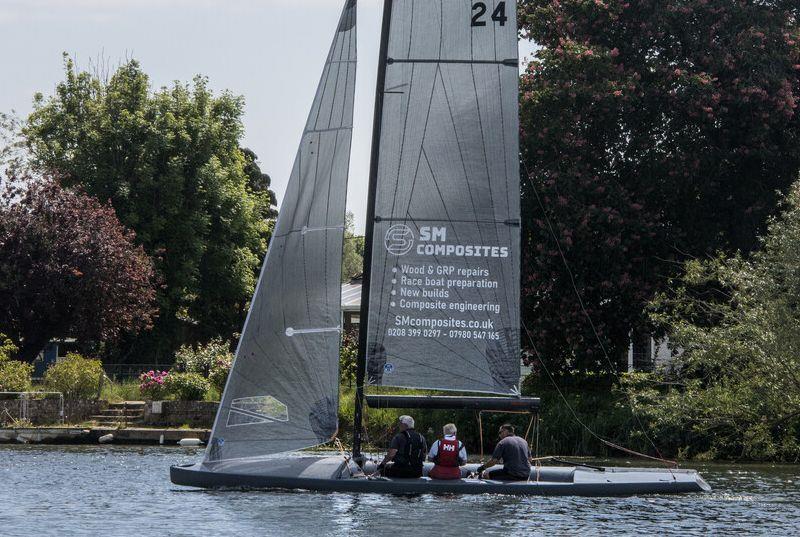 Bourne End Week 2023 photo copyright Simon Smith / www.flickr.com/photos/sipics taken at Upper Thames Sailing Club and featuring the Thames A Rater class