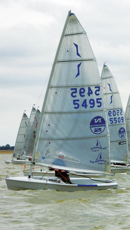 Ross Harvey during the Solo nationals at Brightlingsea photo copyright Fiona Brown / www.fionabrown.com taken at Brightlingsea Sailing Club and featuring the  class